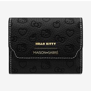 Maison de Sabré Hello Kitty Black Wallet